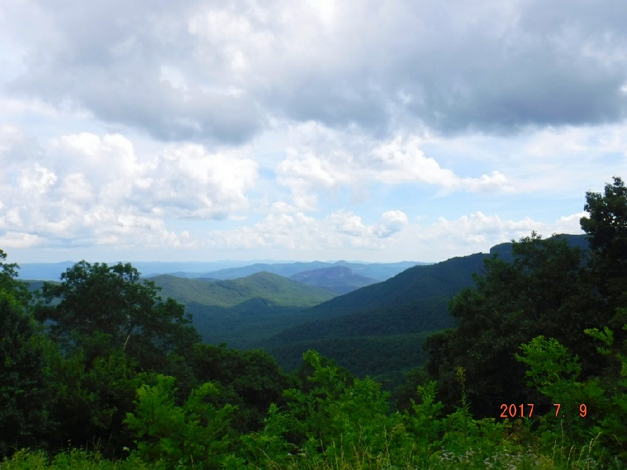 View from the Blue Ridge Parkway - North Carolina